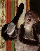 Singer With a Glove Edgar Degas